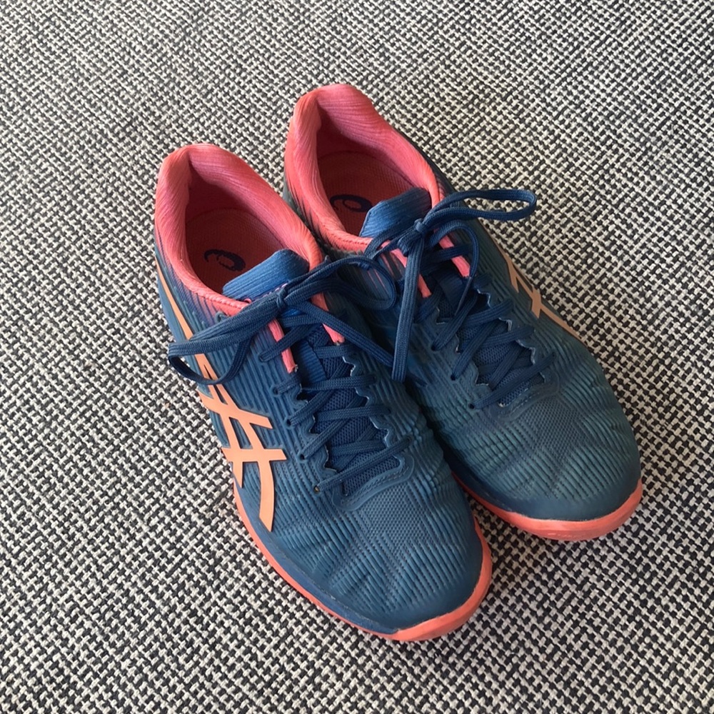 ASICS Solution Speed FF in grand shark/papaya